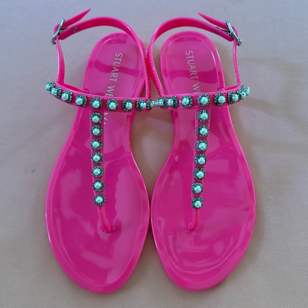 New Stuart Weitzman Sandals. Size 8. Pink.